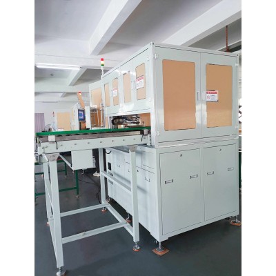鋁殼儲能電池在線式全自動插撥化成膠釘機(jī)