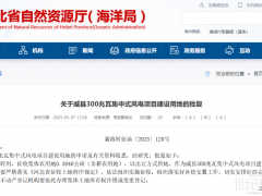 300MW集中式風(fēng)電項目建設(shè)用地批復(fù)